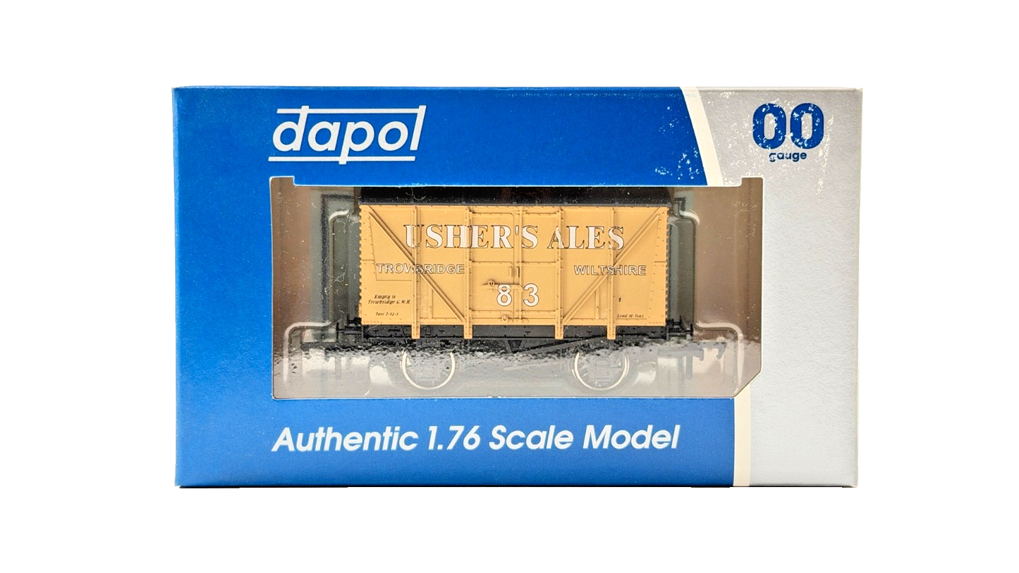 DAPOL 00 GAUGE - USHER'S ALES TROWBRIDGE WILTSHIRE VENT VAN 83 (LIMITED EDITION)
