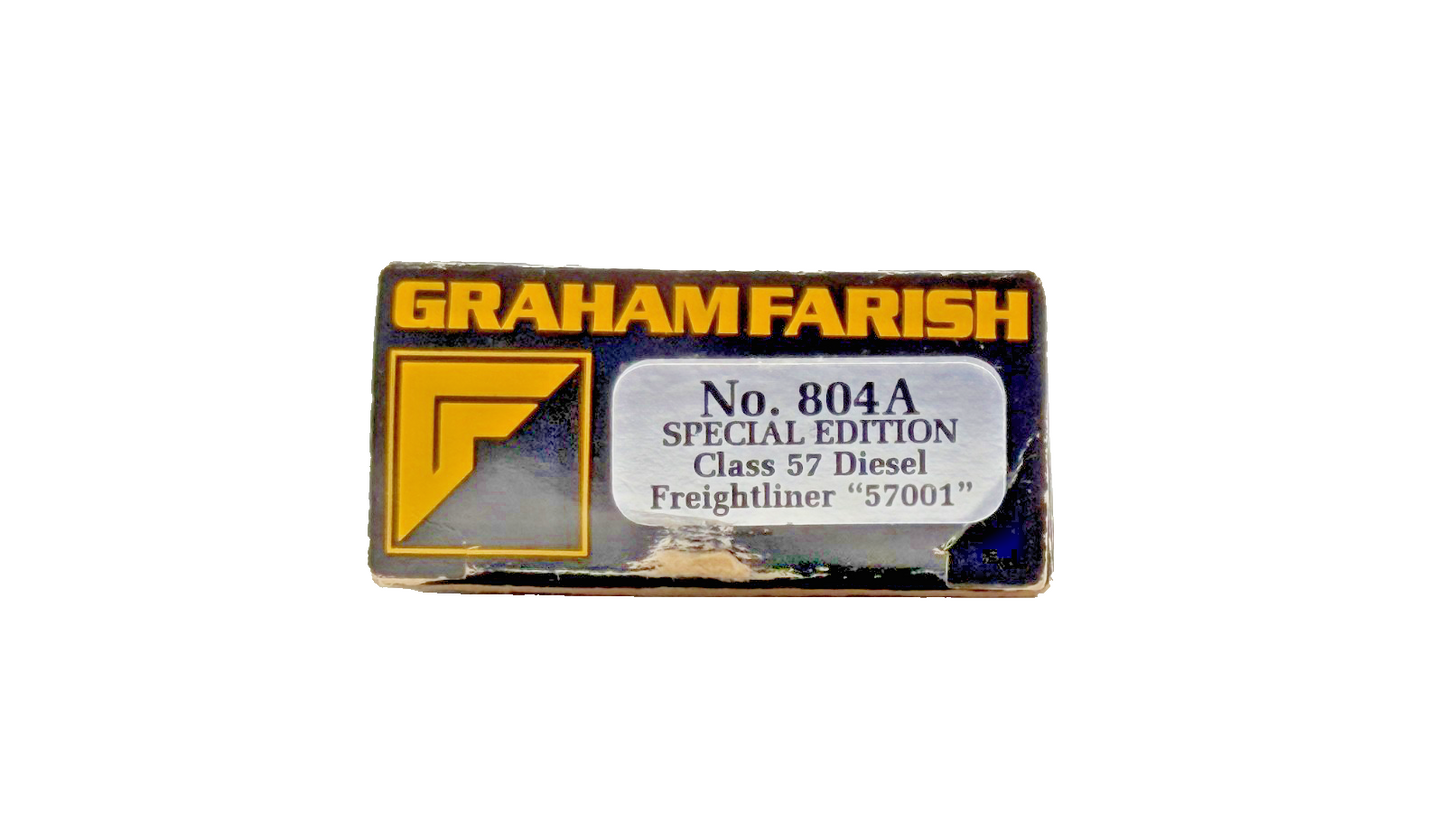 GRAHAM FARISH N GAUGE - NO.804A - CLASS 57 DIESEL 57001 FREIGHTLINER PIONEER