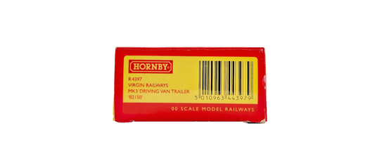 HORNBY OO GAUGE - R4397 - VIRGIN TRAINS MK3 DRIVING VAN TRAILER DVT 82150 BOXED
