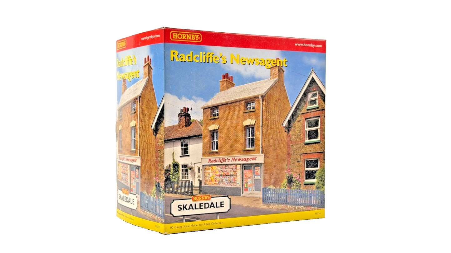 HORNBY OO GAUGE SKALEDALE - R8555 - RADCLIFFE'S NEWSAGENT SHOP - BOXED