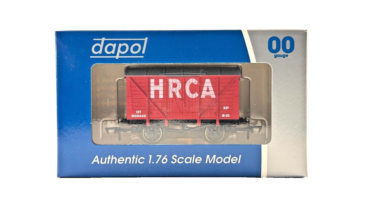 DAPOL 00 GAUGE - HRCA HORNBY RAILWAY COLLECTOR ASSOCIATION VAN (LIMITED EDITION)