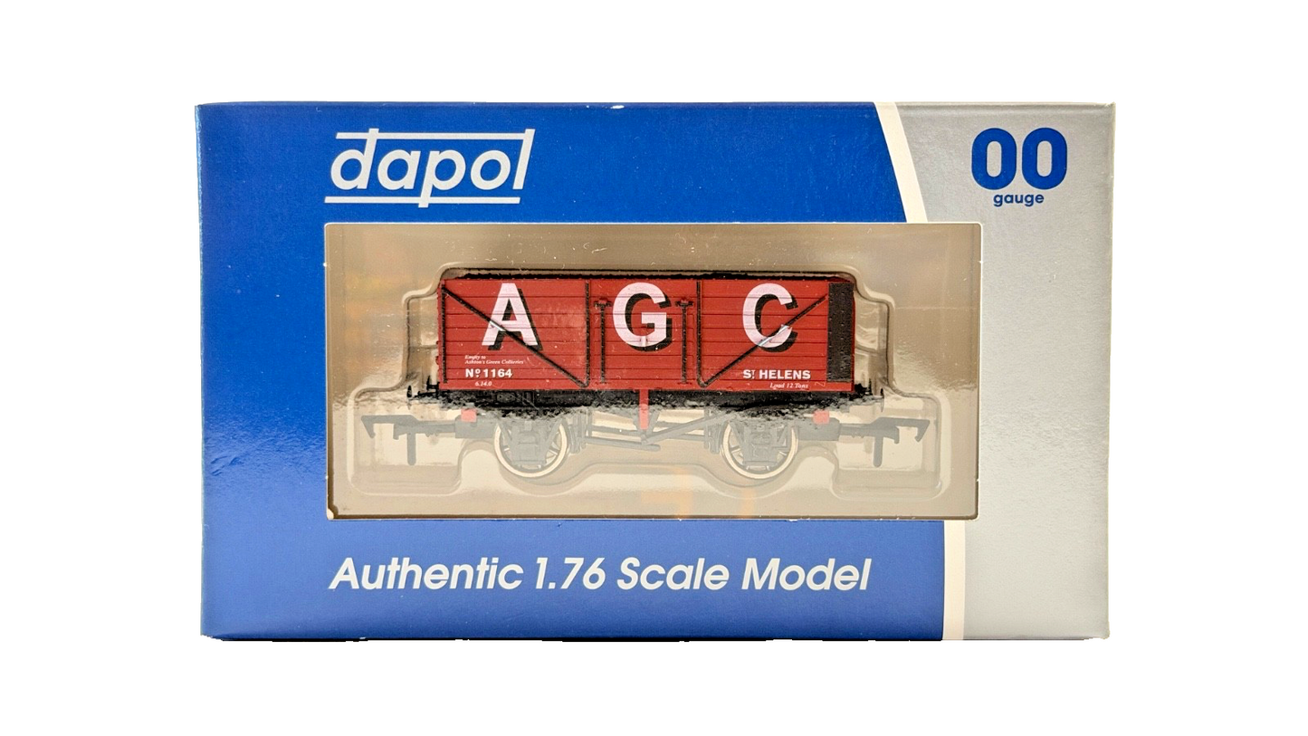 DAPOL 00 GAUGE - ASHTONS GREEN COLLIERY ST HELENS WAGON 1164 (LIMITED EDITION)