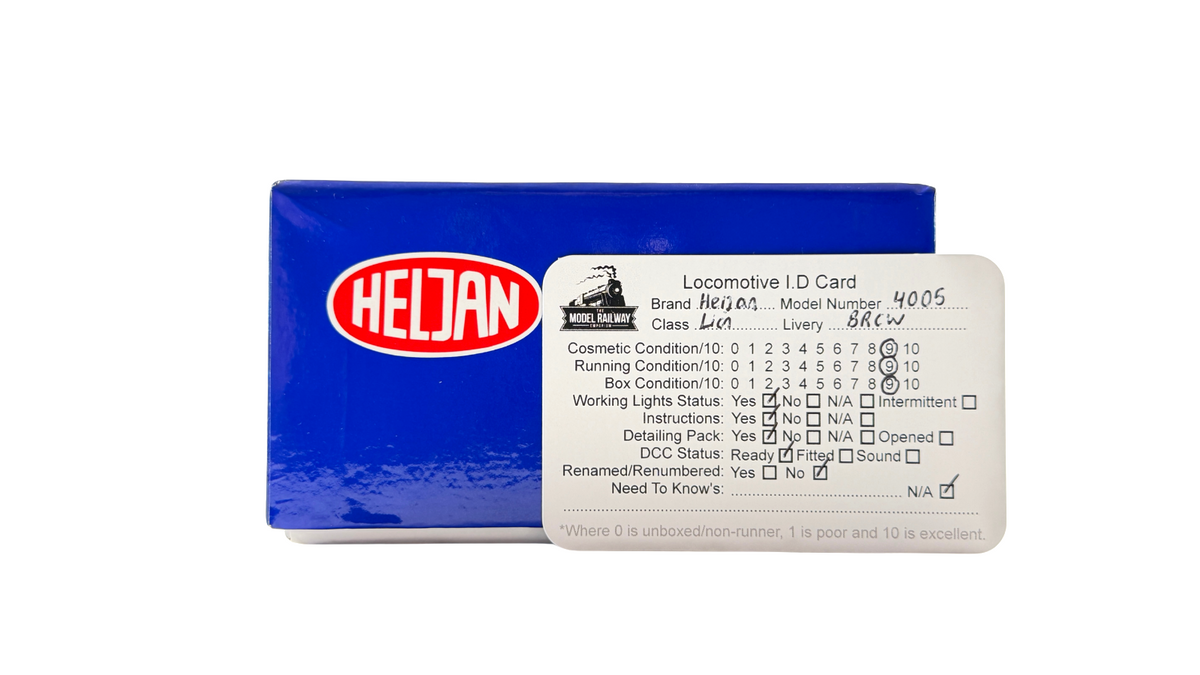 HELJAN OO GAUGE - 4005 - BRCW WHITE D0260 PROTOTYPE DIESEL LION LOCOMOTIVE BOXED