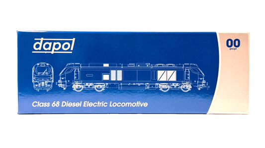 DAPOL 00 GAUGE - 4D-022-028 - CLASS 68 DIESEL 68014 CHILTERN GREEN BIO FUEL NEW