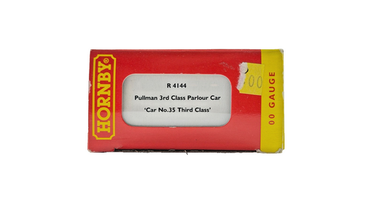 HORNBY 00 GAUGE - R4144 - PULLMAN 3RD CLASS PARLOUR CAR NO.35 THIRD CLASS BOXED