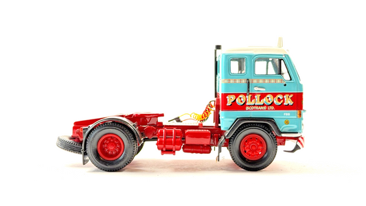 CORGI 1/50 SCALE CC13107 POLLOCK SCOTRANS VOLVO F88 4X2 TRACTOR UNIT (BLUE)