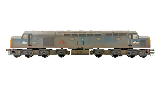 BACHMANN OO GAUGE - CLASS 40 DIESEL 40025 BR BLUE LUSITANIA DCC SOUND WEATHERED