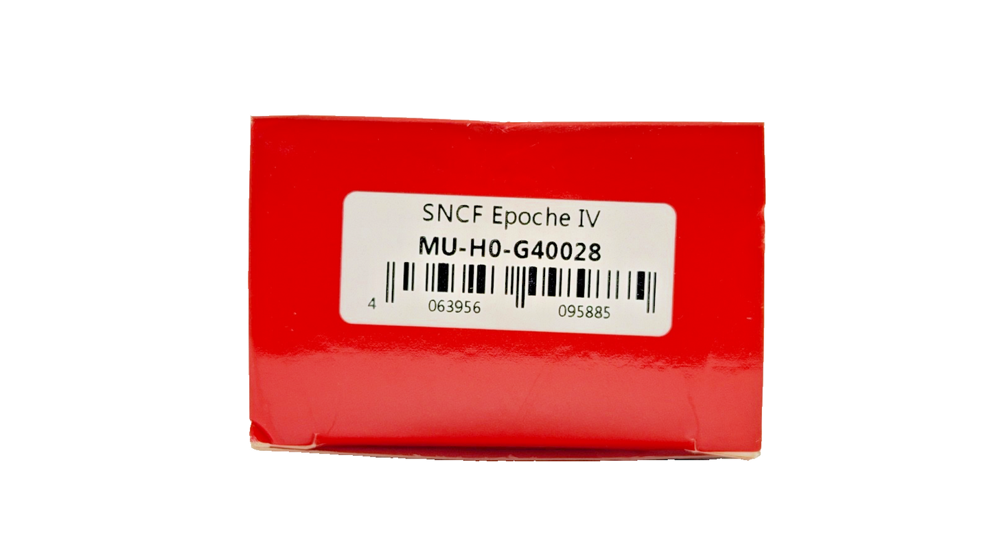 MODELLBAHN UNION HO SCALE - G40028 - SNCF EPOCHE IV SILVER TANK WAGON (1 BUFFER)