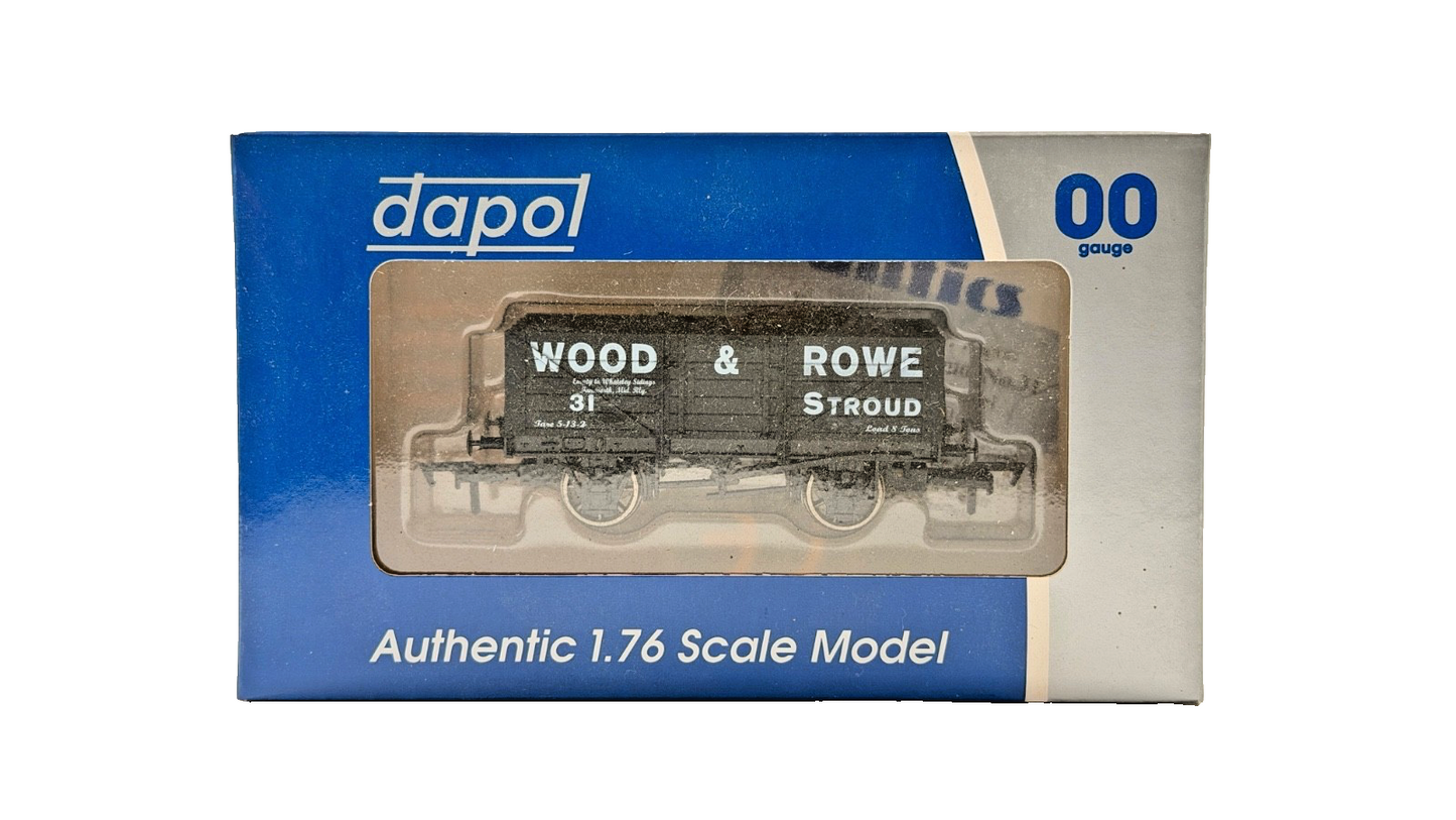 DAPOL 00 GAUGE - WOOD & ROWE STROUD 5 PLANK WAGON NO.31 (LIMITED EDITION)