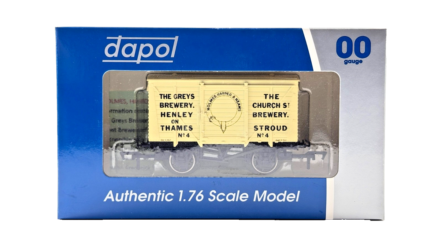 DAPOL 00 GAUGE - HOLMES HARPER & NEAMS GREYS BREWERY VAN NO.4 (LIMITED EDITION)