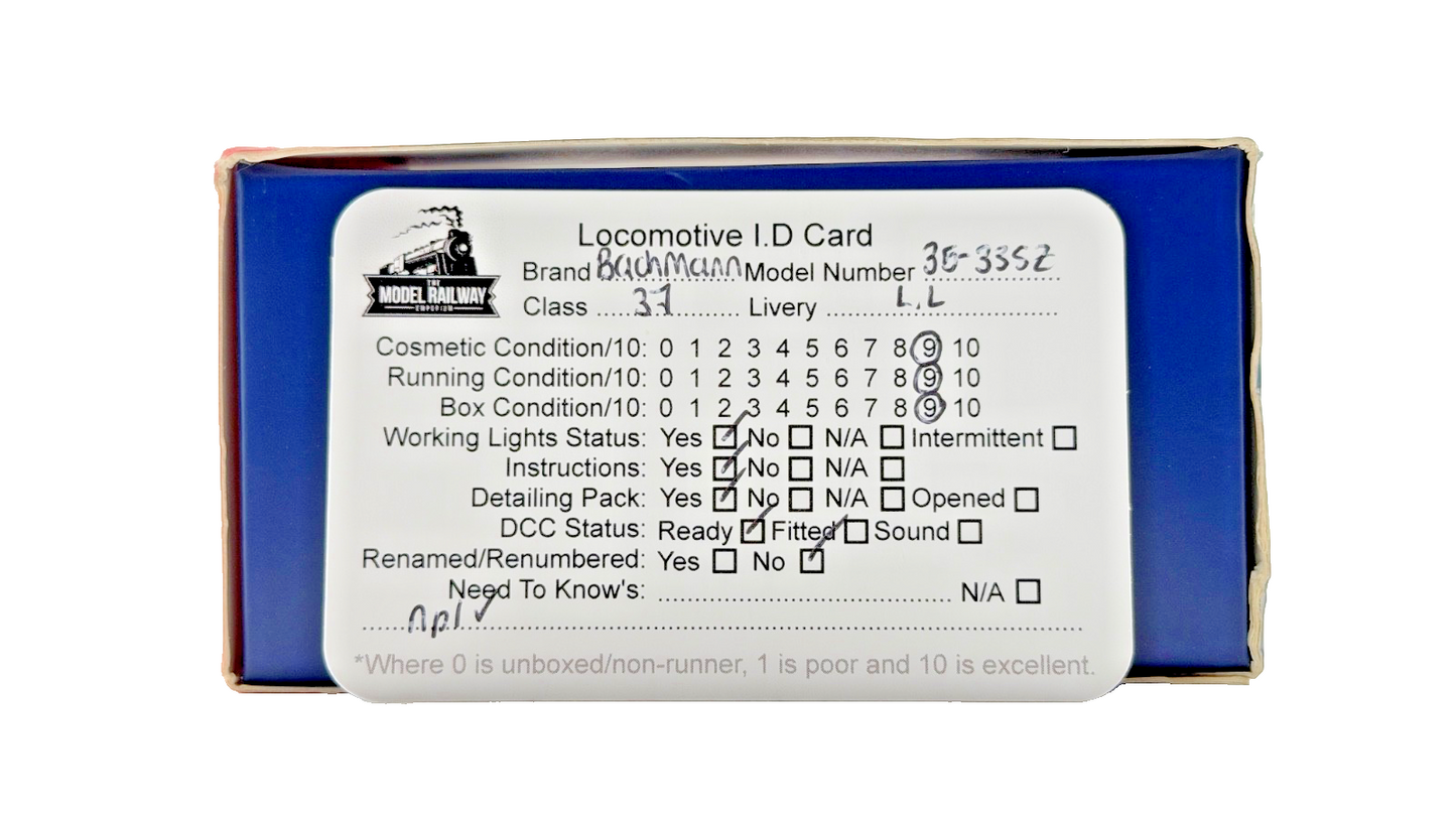 BACHMANN OO GAUGE - 35-335Z - CLASS 37/4 37418 AN COMUNN GAIDHEALACH LARGE LOGO