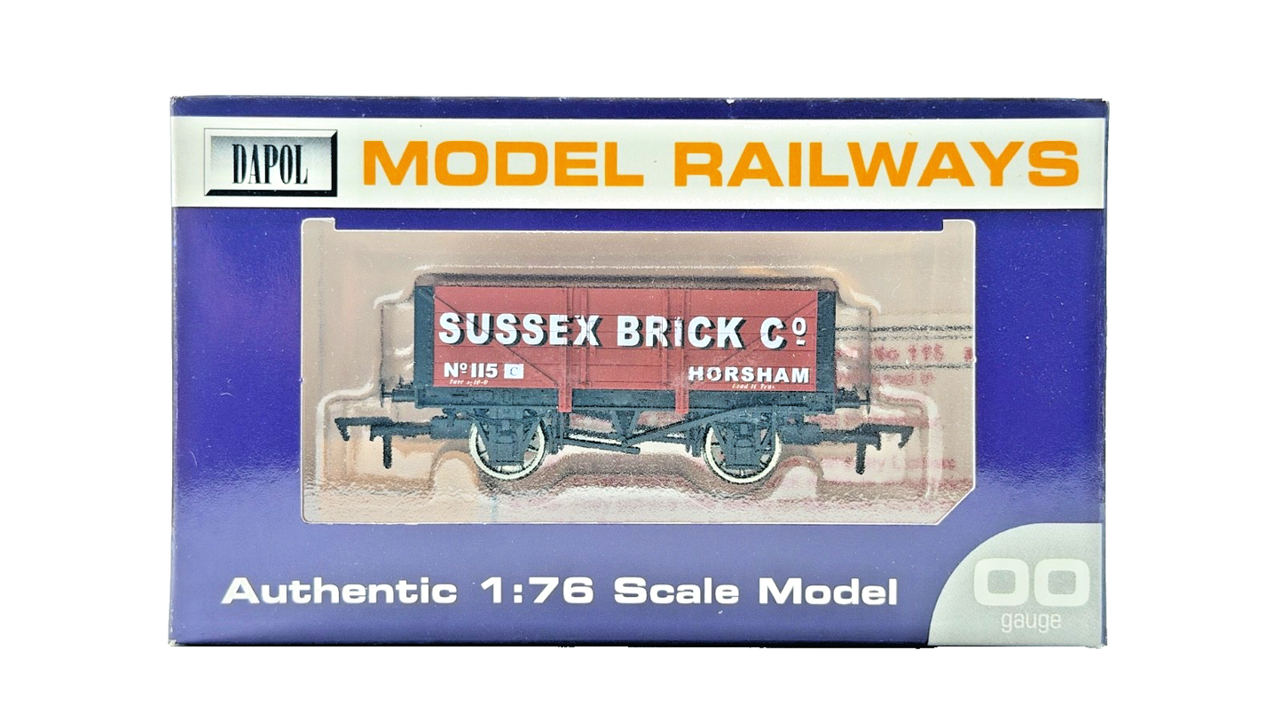 DAPOL 00 GAUGE - SUSSEX BRICK COMPANY HORSHAM PLANK WAGON 115 (LIMITED EDITION)