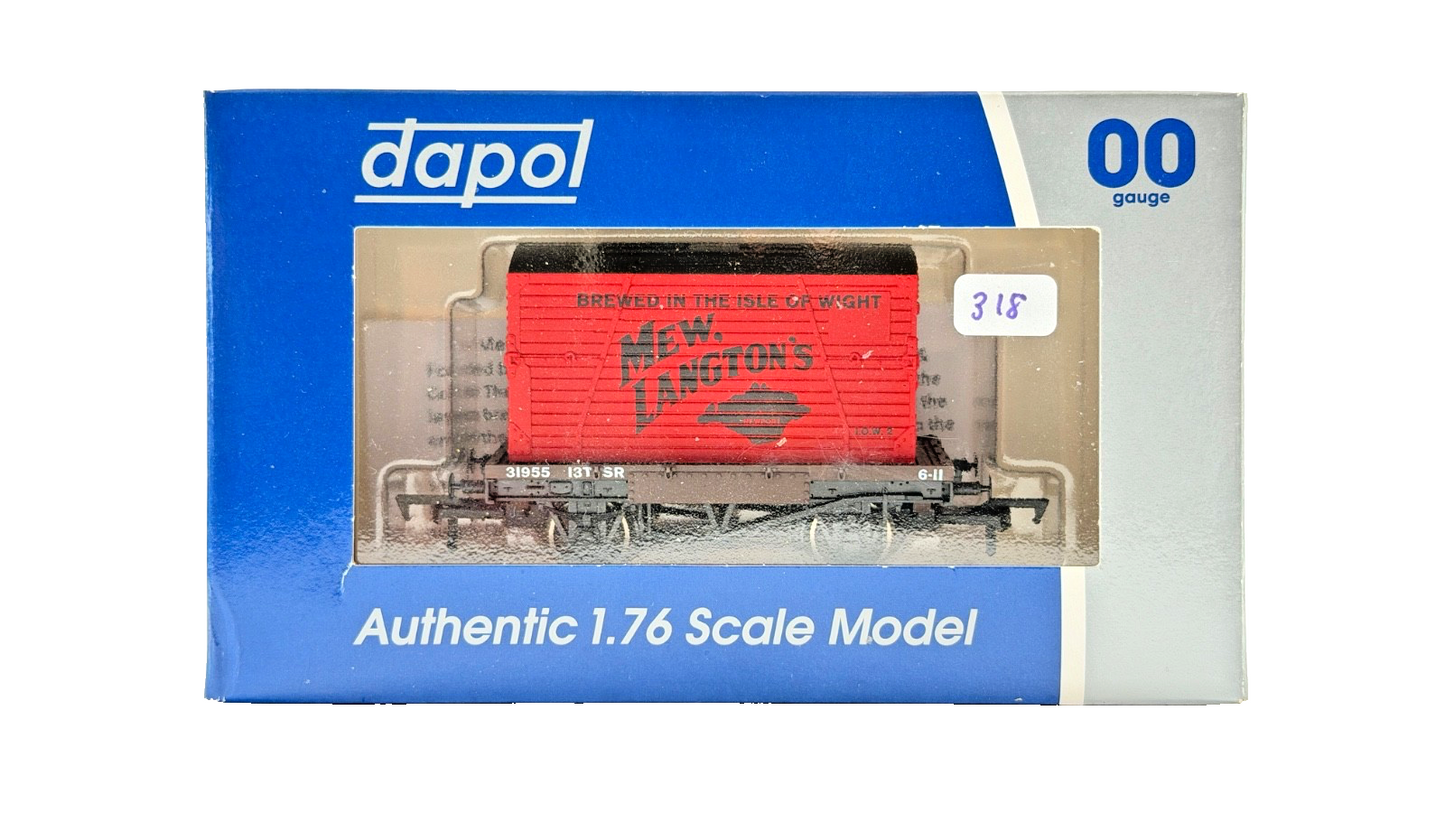 DAPOL 00 GAUGE - MEW LANGTON'S OF ISLE OF WIGHT IOW SR CONFLAT (LIMITED EDITION)