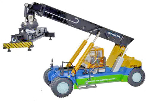 OXFORD DIECAST 1/76 SCALE - 76KRS002 - KONECRANES REACH STACKER WH MALCOLM - NEW