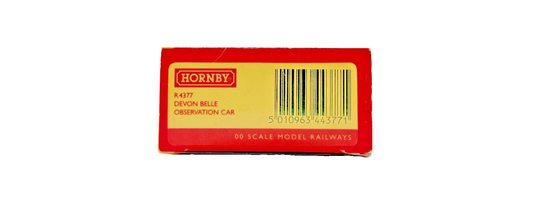 HORNBY OO GAUGE - R4377 - DEVON BELLE PULLMAN OBSERVATION CAR COACH BOXED