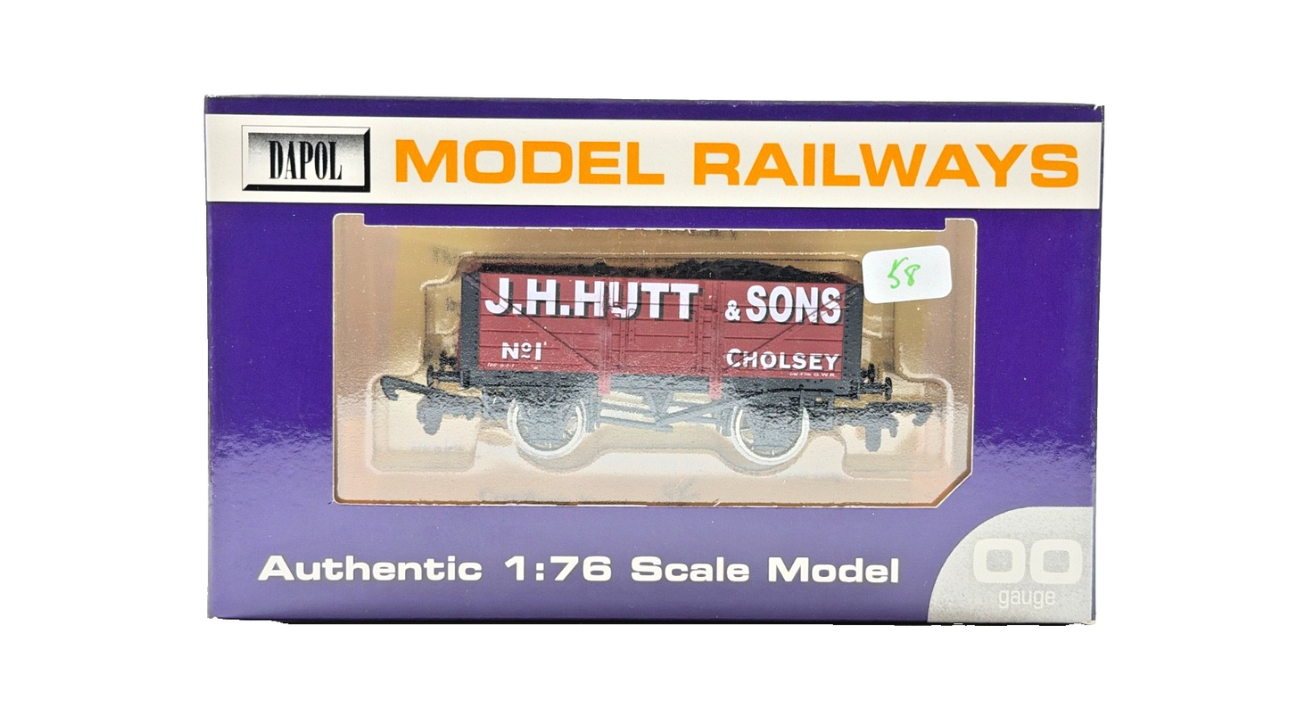 DAPOL 00 GAUGE - J.H HUTT & SONS COLLIERY CHOLSEY WAGON NO.1 (LIMITED EDITION)