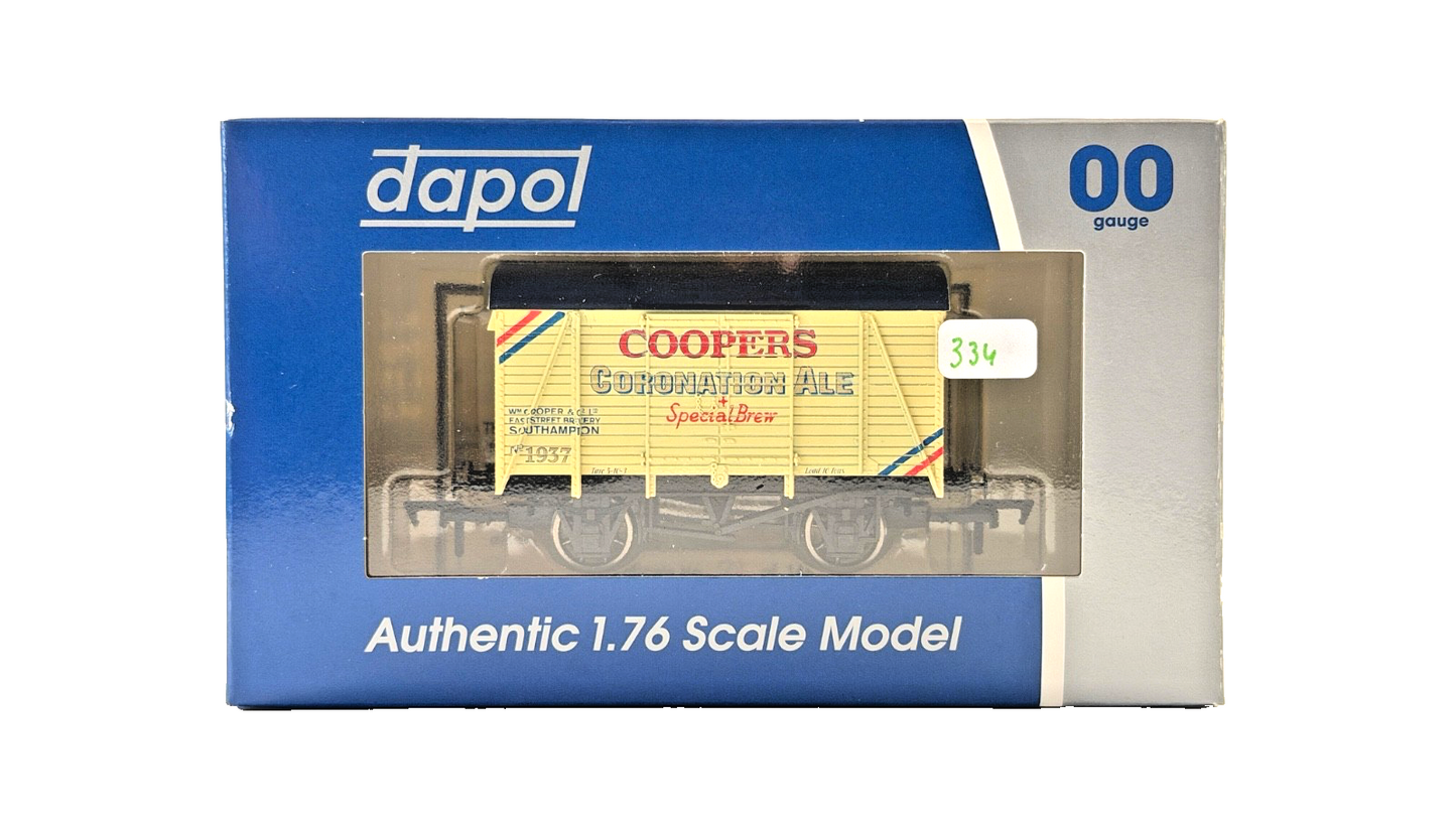 DAPOL 00 GAUGE - COOPERS CORONATION ALE SOUTHAMPTON VAN 1937 (LIMITED EDITION)