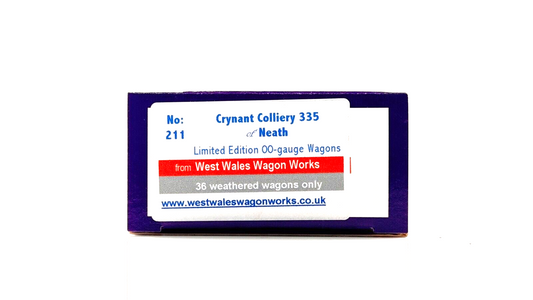DAPOL 00 GAUGE - CRYNANT COLLIERY COMPANY NEATH WAGON NO.335 (LIMITED EDITION)