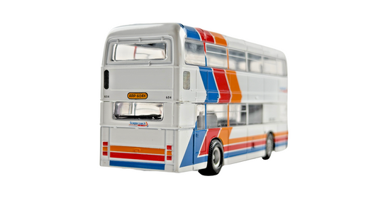CORGI 1/76 SCALE - LEYLAND OLYMPIAN STAGECOACH BEDFORD DOUBLE DECKER UNBOXED #1