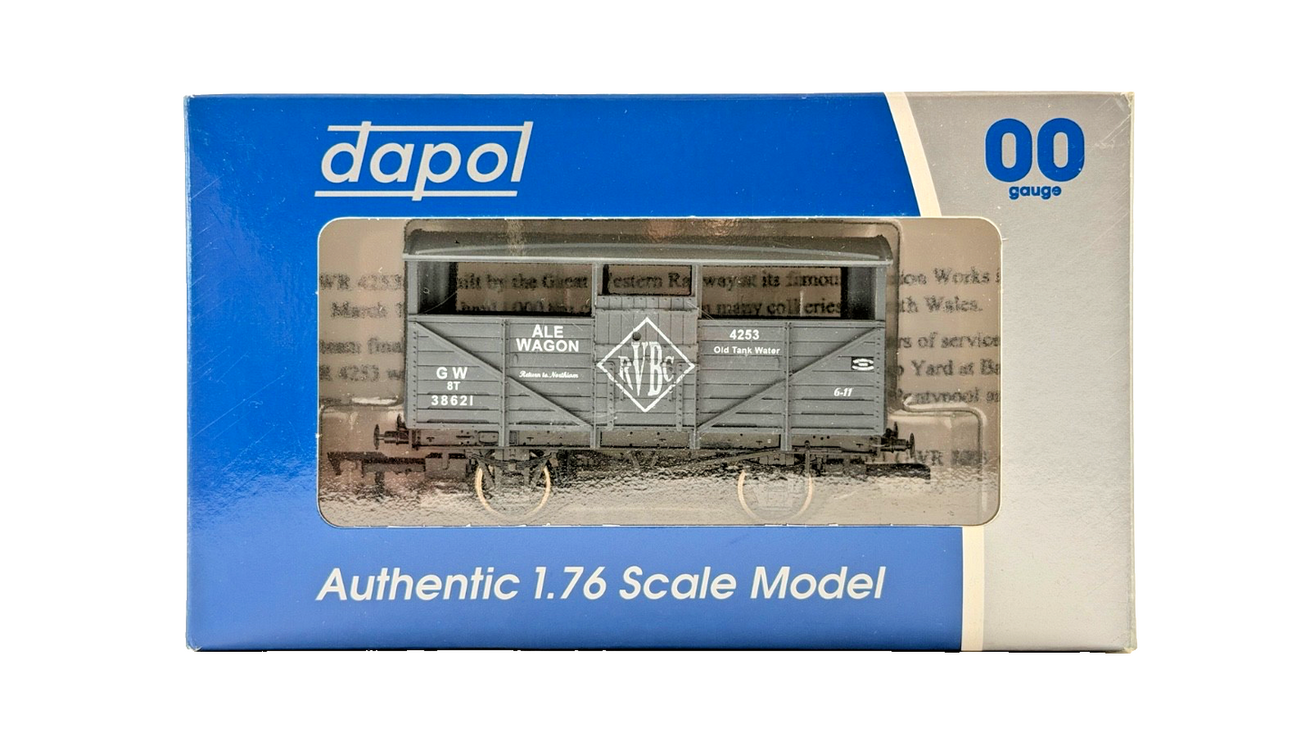 DAPOL 00 GAUGE - GW GREAT WESTERN 8T ALE WAGON RVBC TANK WATER (LIMITED EDITION)