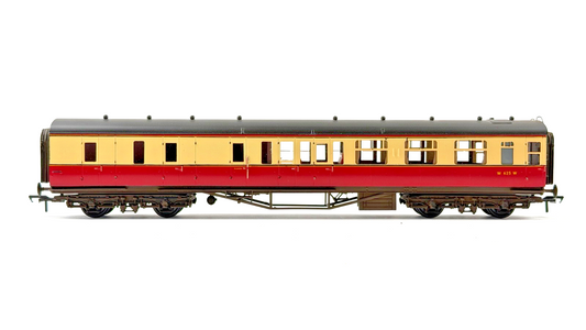 LARRY GODDARD 00 GAUGE BRASS KIT BUILT DIA.127 CRIMSON CREAM COACH W625W