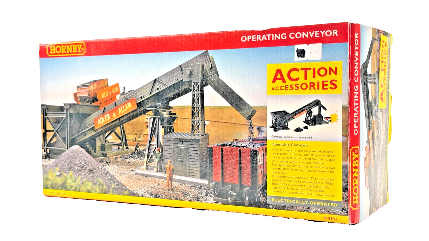 HORNBY OO GAUGE - R8131 - OPERATING CONVEYOR ACTION ACCESSORY - BOXED