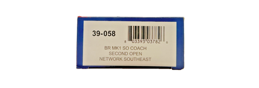 BACHMANN OO GAUGE - 39-058 - BR MK1 SO COACH SECOND OPEN NETWORK SOUTHEAST