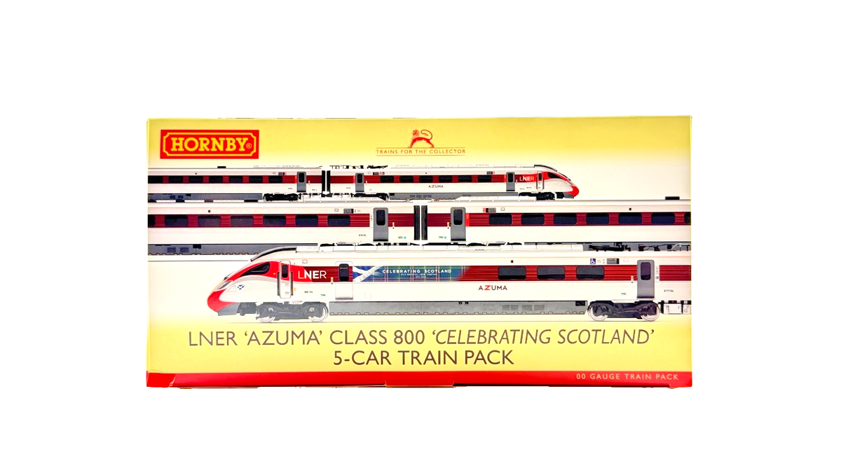 HORNBY OO GAUGE - R3827 - LNER AZUMA CLASS 800 CELEBRATING SCOTLAND 5 CAR PACK