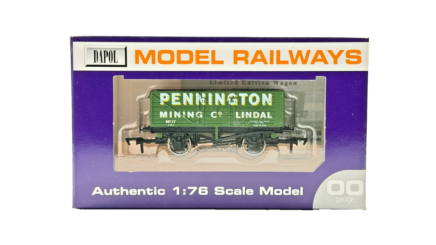 DAPOL 00 GAUGE - PENNINGTON MINING COMPANY LINDAL WAGON NO.17 (LIMITED EDITION)