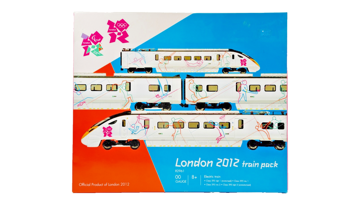 HORNBY OO GAUGE - R2961 - LONDON 2012 CLASS 395 FOUR CAR EMU TRAIN PACK