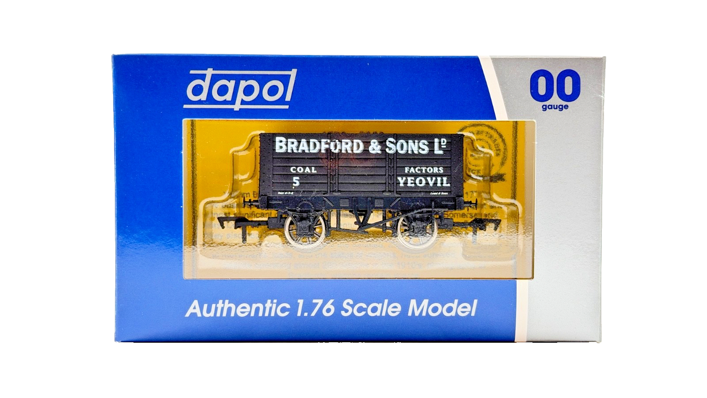 DAPOL 00 GAUGE - BRADFORD & SONS COAL FACTORS YEOVIL WAGON 5 (LIMITED EDITION)