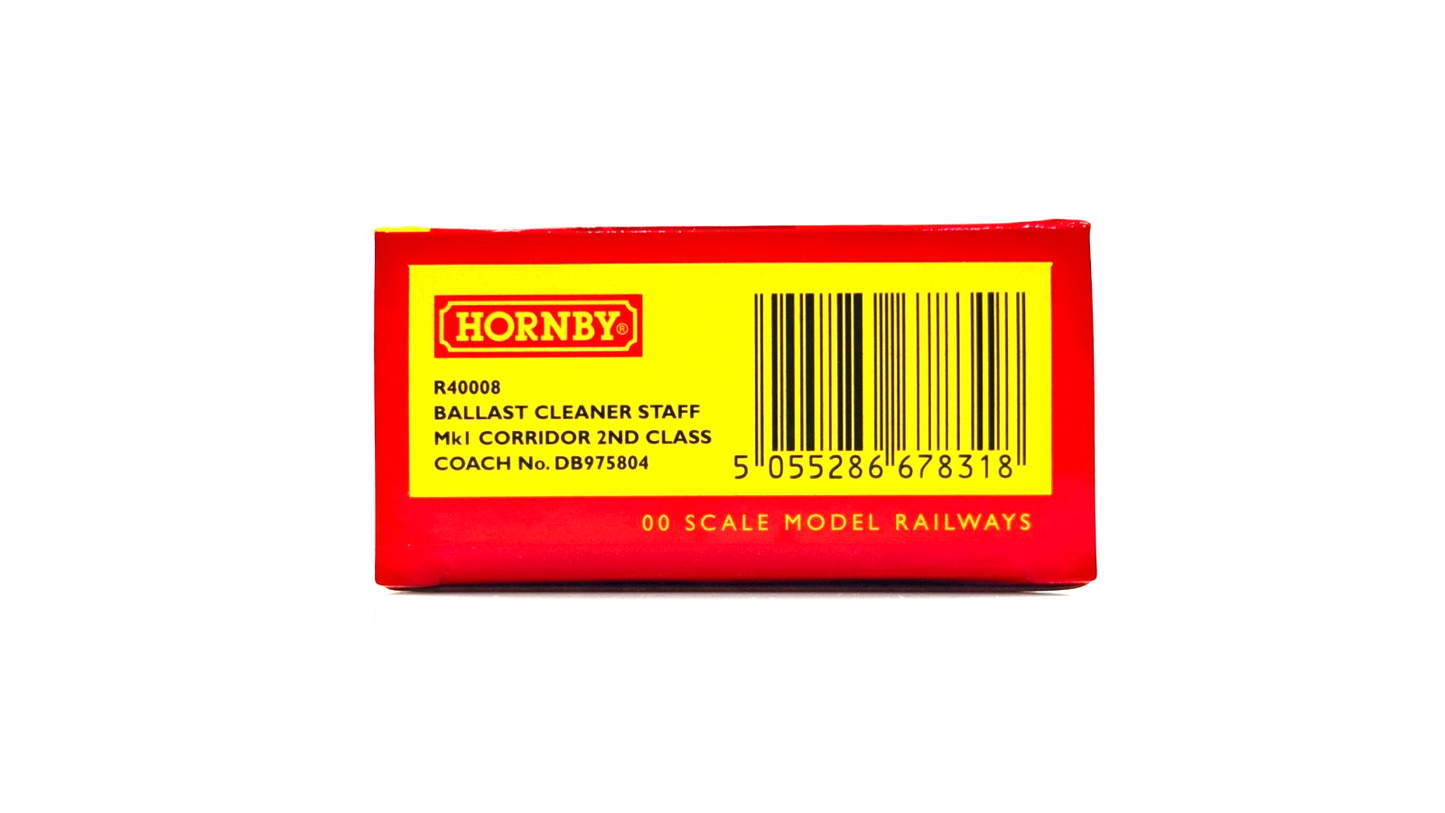 HORNBY 00 GAUGE - R40008 - BALLAST CLEANER STAFF MK1 CORRIDOR 2ND CLASS COACH