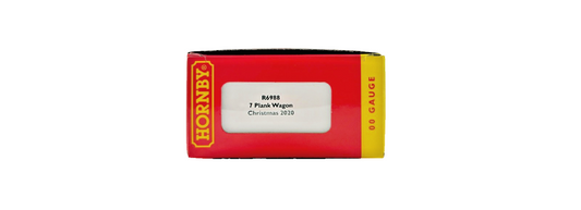 HORNBY OO GAUGE - R6988 - 7 PLANK WAGON CHRISTMAS 2020 BOXED