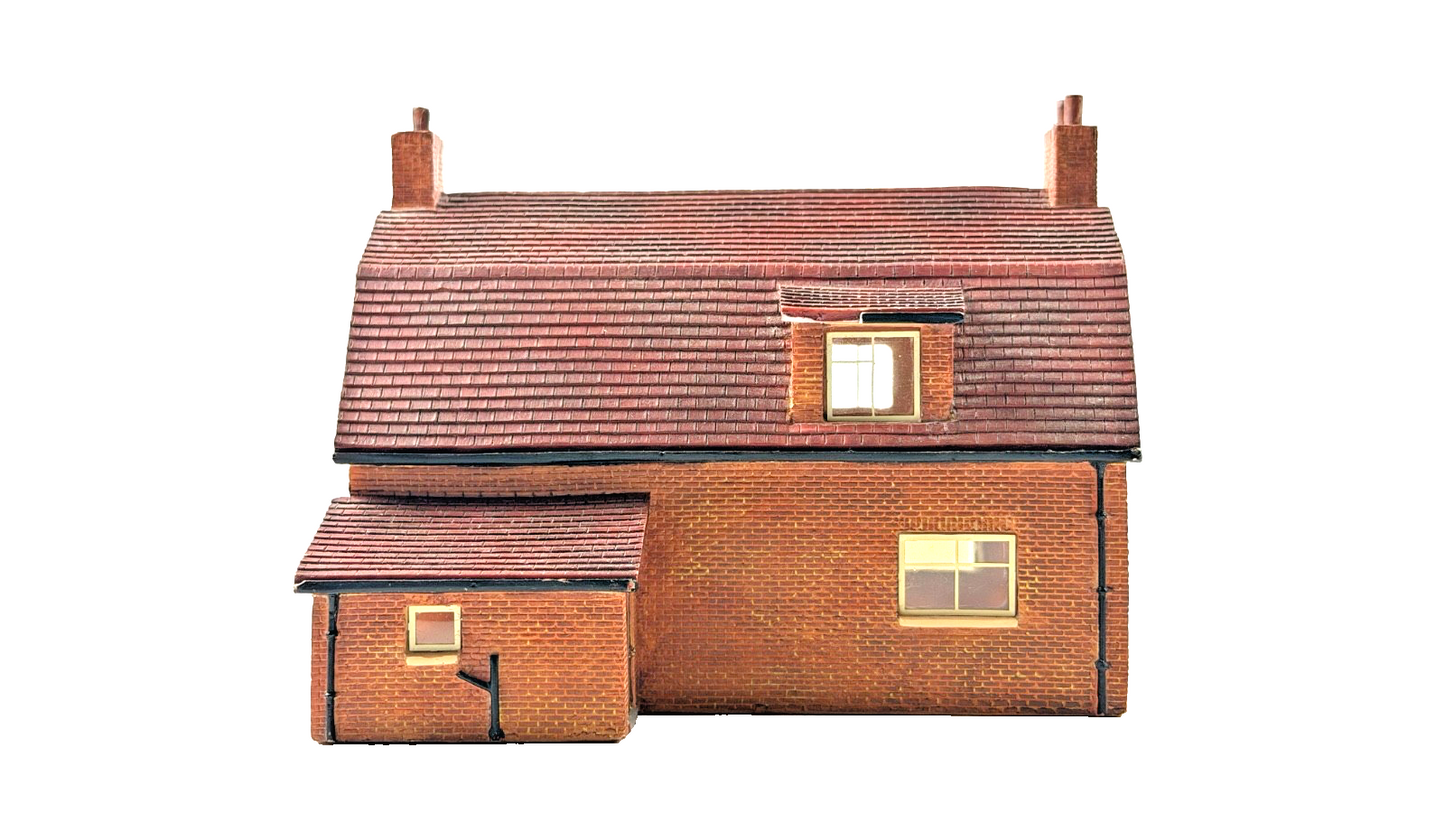 HORNBY SKALEDALE OO GAUGE - R8590 - CROSSING KEEPERS COTTAGE - UNBOXED