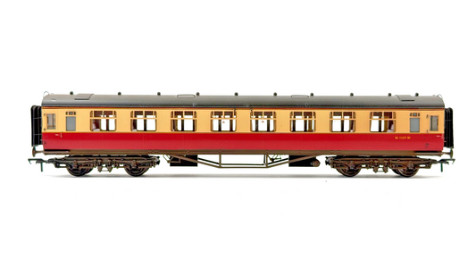 LARRY GODDARD 00 GAUGE BRASS KIT BUILT DIA.C77 CRIMSON CREAM COACH W1139W