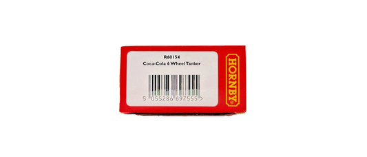 HORNBY OO GAUGE - R60154 - COCA COLA 6 WHEEL TANKER BOXED