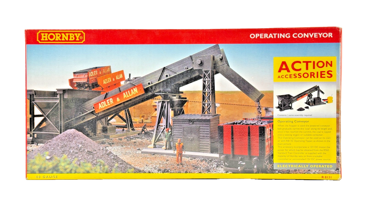 HORNBY OO GAUGE - R8131 - ACTION ACCESSORIES OPERATING CONVEYOR - NEW