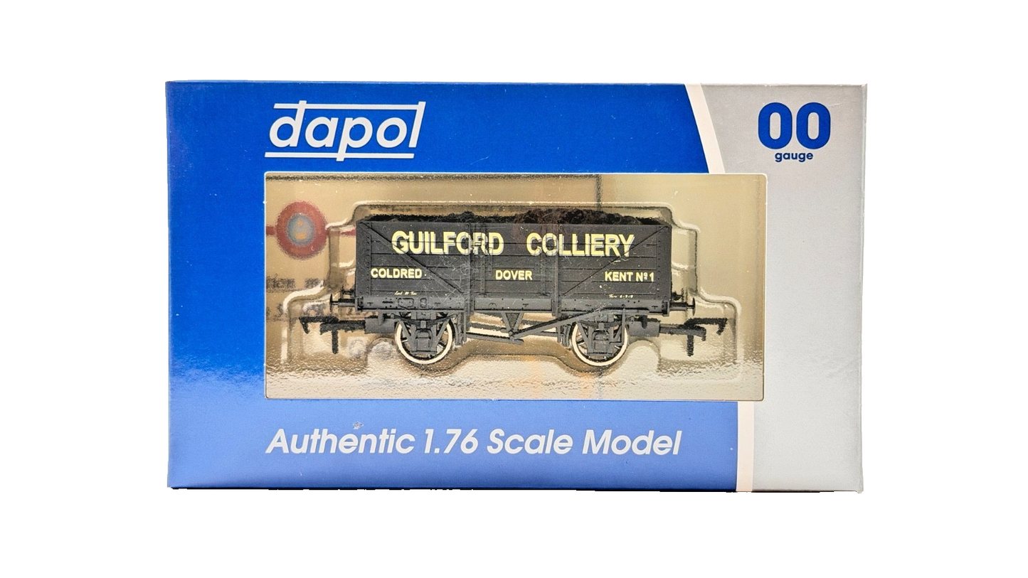 DAPOL 00 GAUGE - GUILFORD COLLIERY COLDRED DOVER KENT WAGON 1 (LIMITED EDITION)