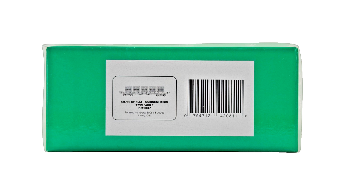 IRISH RAILWAY MODELS 00 GAUGE - IRM1082F - GUINNESS KEGS TWIN PACK F "CIE"