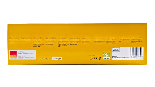 HORNBY OO GAUGE - R40471 - JOLLY TAR BR KITCHEN & BUTTERY CAR & COMP RESTAURANT