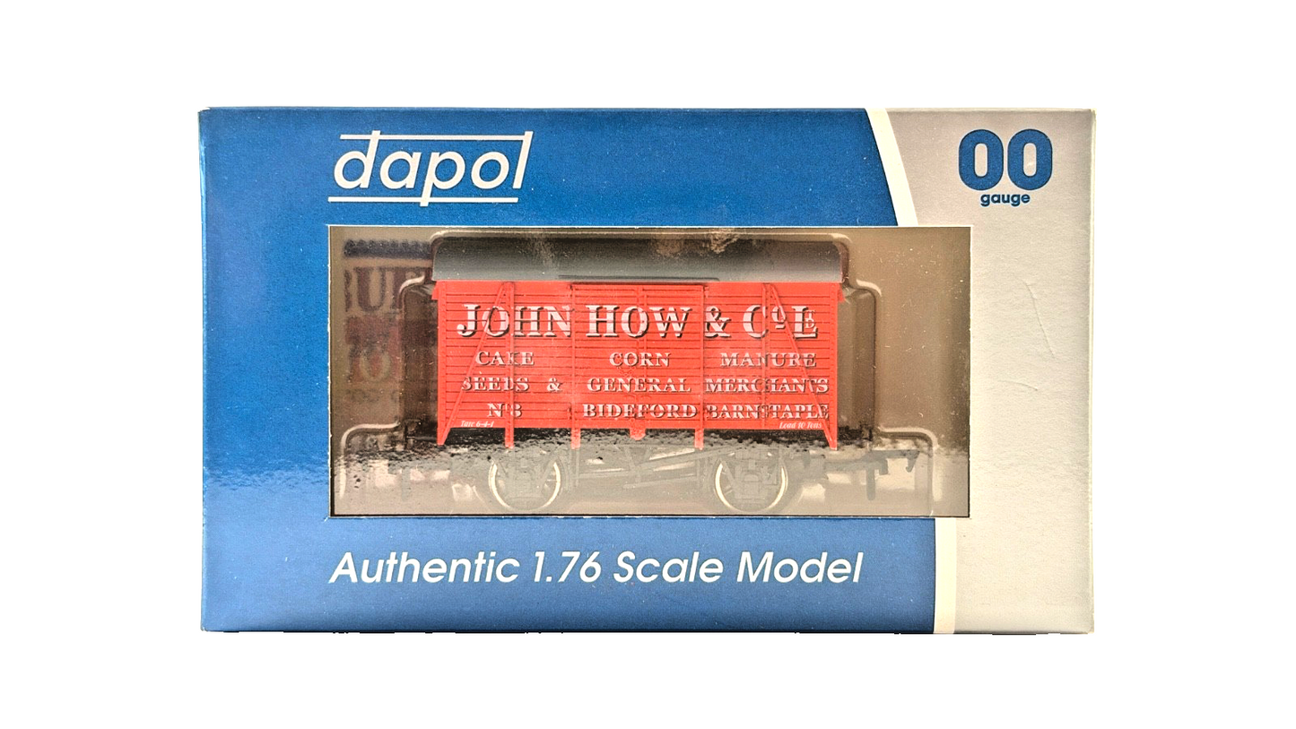 DAPOL 00 GAUGE - JOHN HOW GENERAL MERCHANTS BIDEFORD WAGON 8 (LIMITED EDITION)