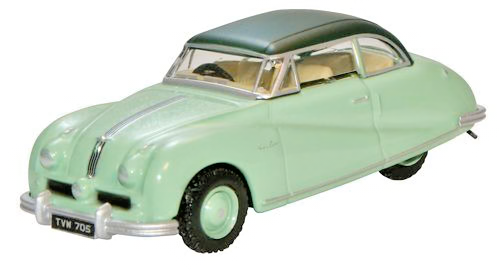 OXFORD DIECAST 1/76 SCALE - 76ATL001 - ASH GREEN AUSTIN ATLANTIC SALOON - NEW