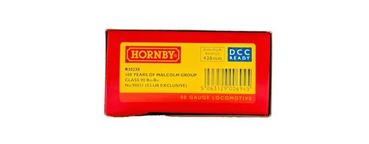 HORNBY OO GAUGE - R30230 - CLASS 90 BO-BO MALCOLM GROUP 90021 (CLUB EXCLUSIVE)