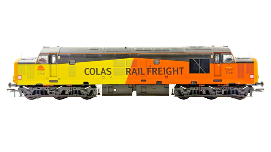 BACHMANN OO GAUGE - 32-389 - CLASS 37/4 DIESEL 37421 COLAS RAIL FREIGHT BOXED