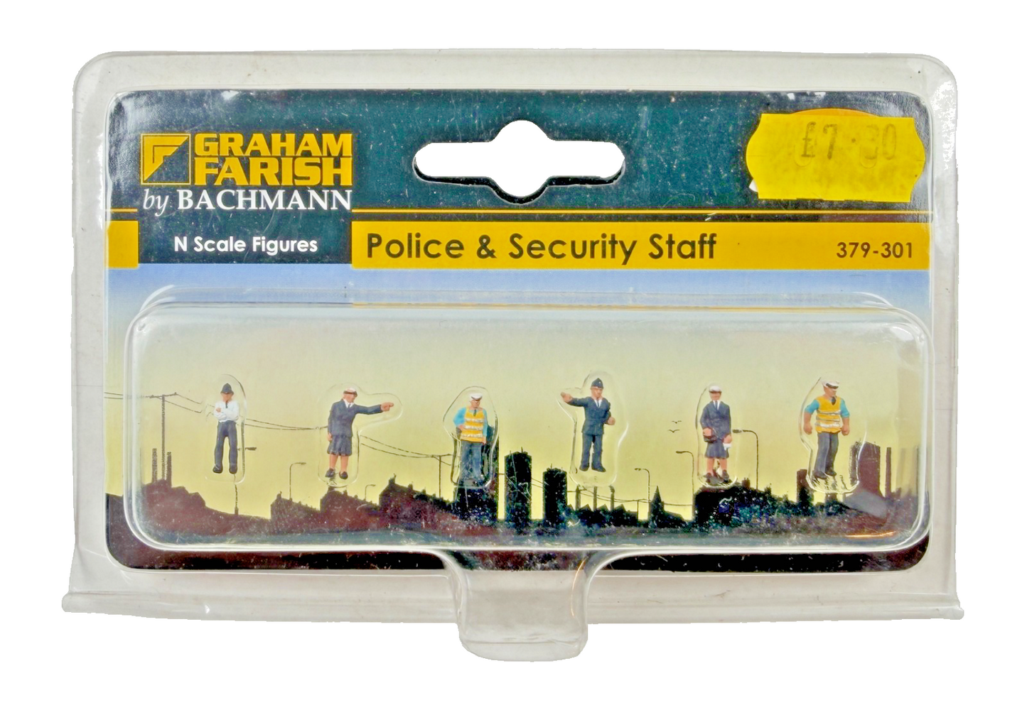 GRAHAM FARISH SCENECRAFT N GAUGE - 379-301 - POLICE & SECURITY STAFF SEALED