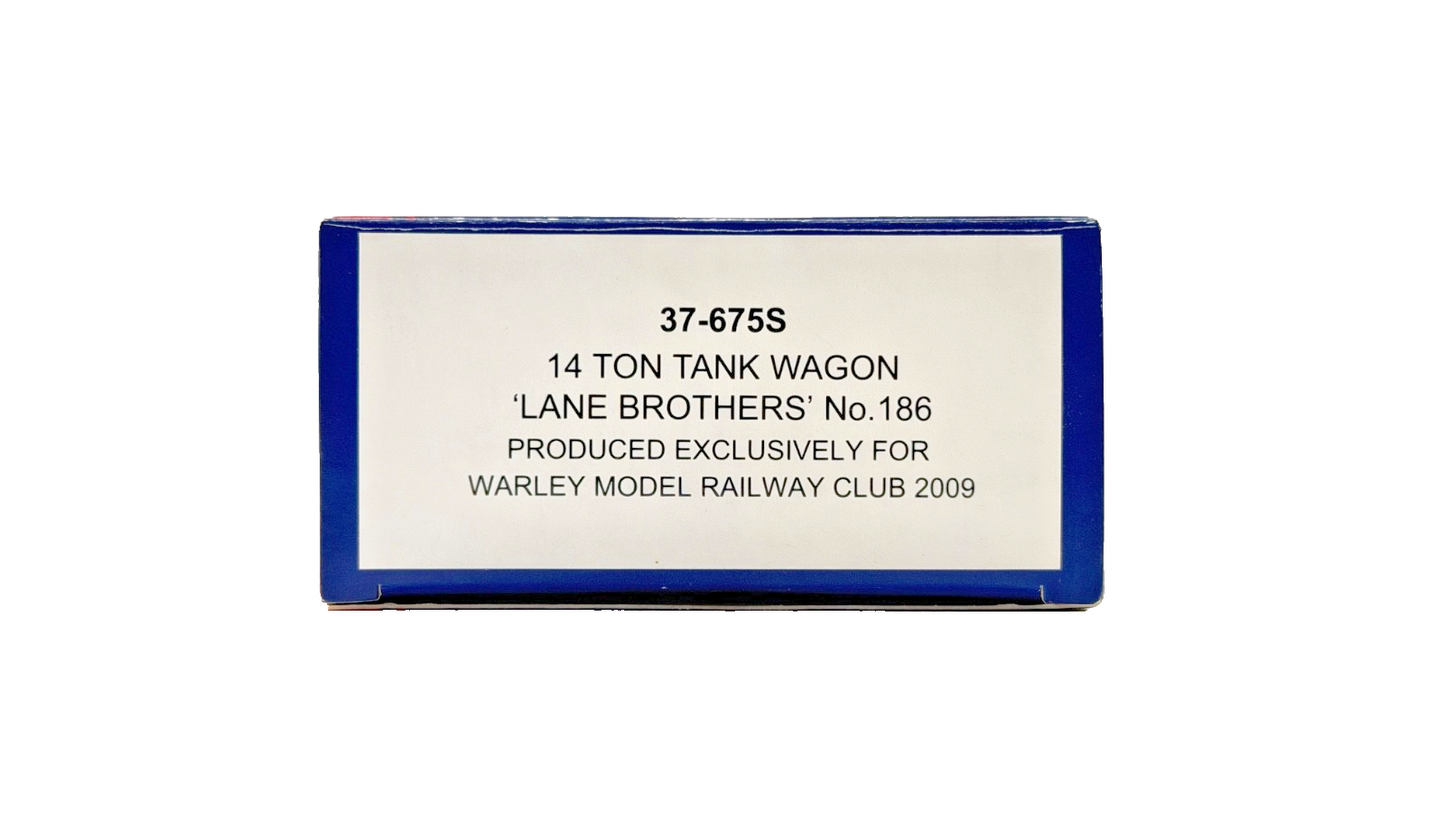 BACHMANN 00 GAUGE - 37-675S - 14 TON TANK WAGON LANE BROTHERS NO.186 (WARLEY)