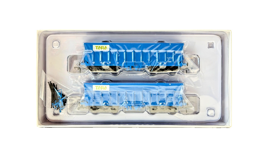 IRISH RAILWAY MODELS 00 GAUGE - IRM1029-BL-E - TARA MINES BLUE BOGIE ORE WAGONS