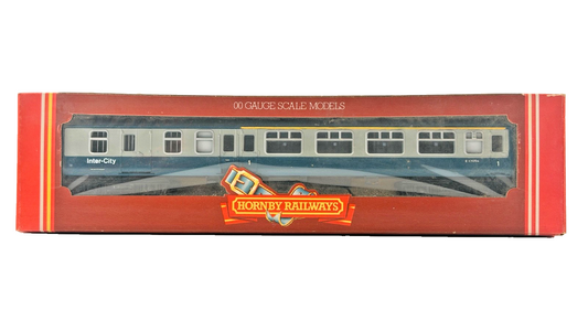 HORNBY OO GAUGE - RAKE OF TWO BR BLUE GREY MK2 PASSENGER COACHES BOXED
