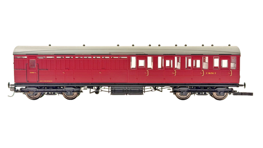 HORNBY 00 GAUGE - R4522A - BR MAROON GRESLEY SUBURBAN COACH E86156E - UNBOXED