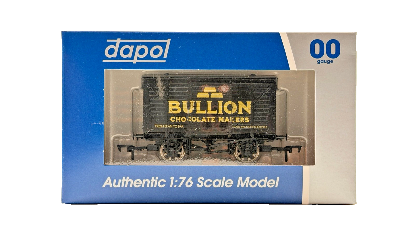DAPOL 00 GAUGE - BULLION CHOCOLATE MAKERS SHEFFIELD VENT VAN (LIMITED EDITION)